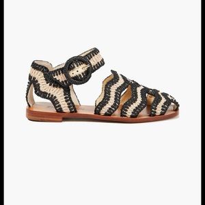 Zimmermann Wavy Raffia Sandal - size 37